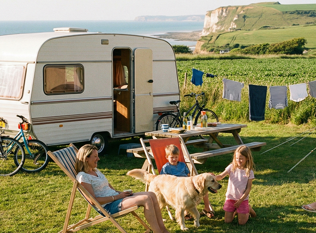 Famille Camping