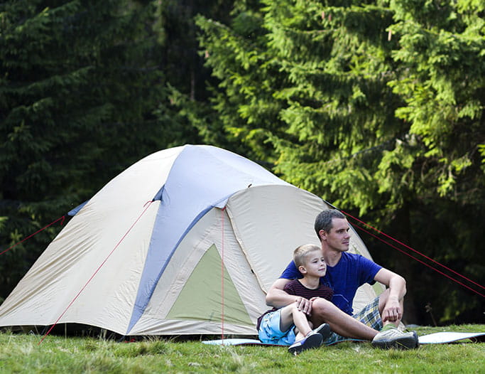 Emplacement avec sanitaire privé en Seine-Maritime