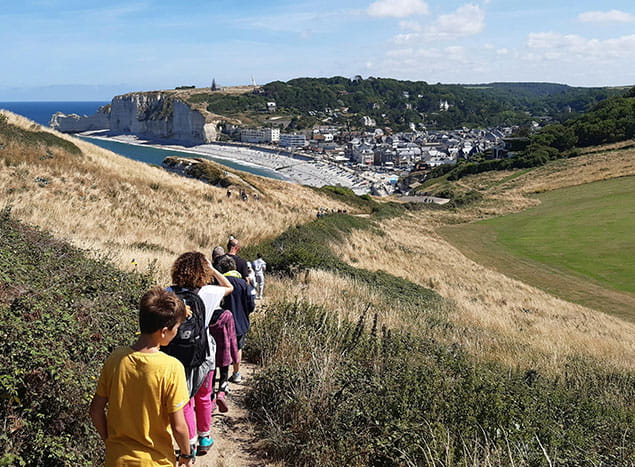 Emplacement avec sanitaire privé en Seine-Maritime